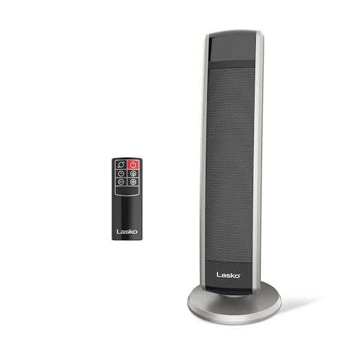 Lasko Oscillating Digital Ceramic Tower Heater for Large Rooms, with