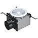 Fantech PBV4 damper box with 7 Inch ceiling grill for 4 inch duct