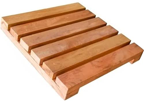 Deck De Madeira Modular 30x30 Cm Réguas 4 Cm Sem Pintura NeonX