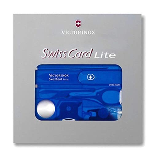 Victorinox Swisscard Lite 13 Function Multitool, Sapphire #TOP6