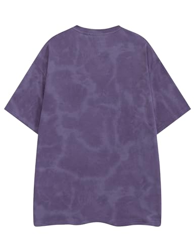 Image of Aelfric Eden Mens Graphic Tee Shirts Oversized Baggy Loose Cotton T-Shirt Streetwear Casual Summer Y2k Shirt