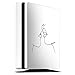 DeinDesign Autocollant Compatible avec Sony Playstation 4 Slim Sticker Film Autocollant Bisous Line Art Amour