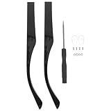 KAILIKETIY Metall brillenersatzbügel Breit Komfortabel Leicht Verstellbar Passend für Sonnen Korrektionsbrillen Praktische Reparatur Zubehör für Brillenläden und Privatgebrauch