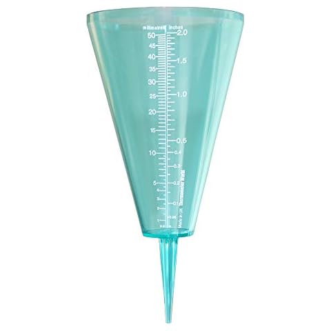 Rain Gauge To Monitor Rainfall Levels With Easy Read Scale The Perfect Outdoor Rain Meter For Your Garden Cover