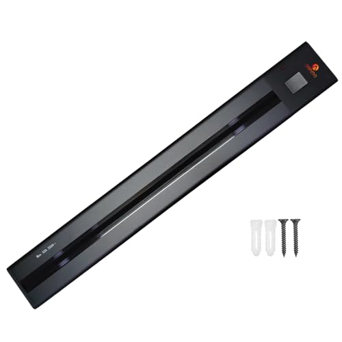 Image of Adjustable Plug-in Power Track | Electrical Movable Sliding Socket Track | Surface Mounted Extension for Home, Office, Multiple Tabletop Outlets 1 Year Warranty (Black, 180cm, Surface Mounted)