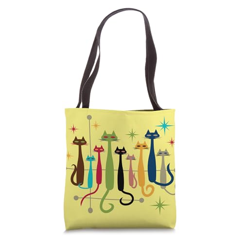 Bolso vintage estilo retro gatos años 50 y 60 miniatura 1