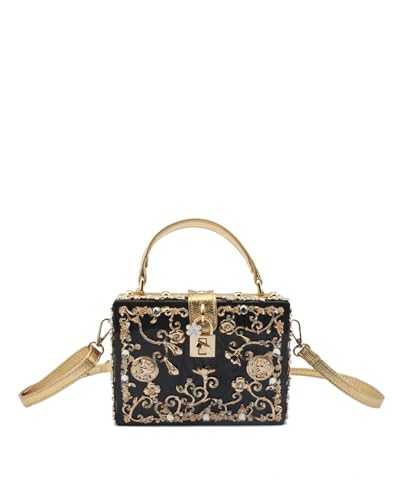 Sac de soirée en acrylique rigide anti-rayures à motif diamant