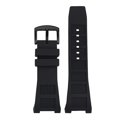 Bracelet de rechange IWC Ingenieur silicone 30x16 mm EZZON pour remplacer montre homme