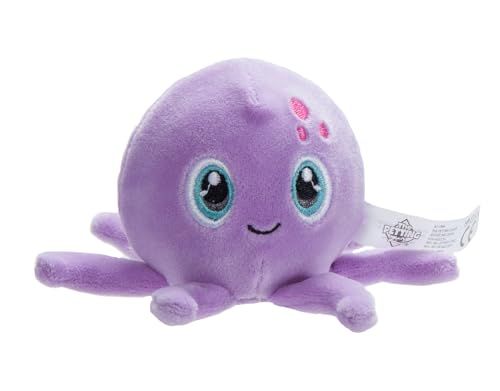 The Petting Zoo Purple Octopus Stuffed Animal Plushie, Gifts for Kids, Squishiez Sealife Animal Squeeze Toy, Octopus Plush Toy, 3 inches