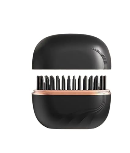 Plancha para cabello LFBHNMM en color negro, compacta y portátil miniatura 1