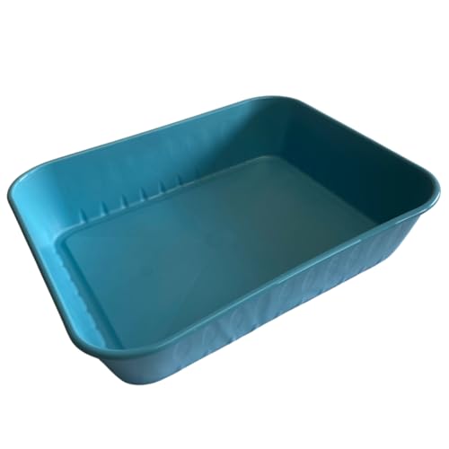 Caixa de Areia Para Gatos Bandeja Para Gato Silica Granulado Tamanho (43x33x10cm) Com Pá Higiênica -