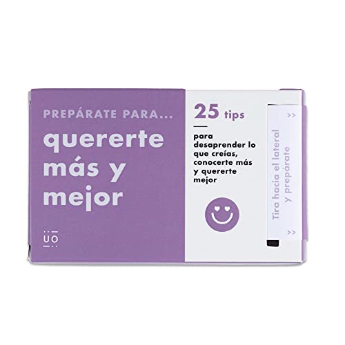 UO Vales. Dispensador de retos y planes 25 días. Regalo de amor. Prepárate para quererte más y mejor: 25 tips para desaprender lo que creías, conocerte más y quererte mejor.