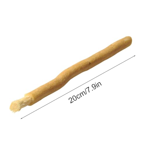 Cepillo de dientes natural de fibra masticable para limpieza post comida 6