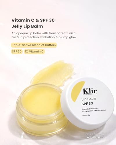 Image of KLIR Sun Protection Duo | Sunfluid SPF 50 PA++++ Face Sunscreen with Hyaluronic Acid and Lip Balm SPF 30 with Vitamin C & Mango Butter combo