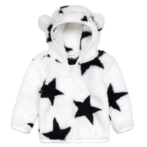 Image of JESKIDS Toddler Girls Boys Fleece Hoody Jacket Zip Up Teddy Coat Warm Winter Outwear