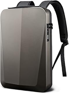 Refutuna Hard shell Laptop Backpack for Men, 17 Inch Anti-theft Waterproof Business Backpack, TSA Lock Gaming Computer Backpack with USB Charging Port, College/Work (Titanium)