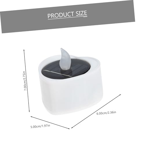 Velas solares LED para jardín GANAZONO impermeables pack de 6 2