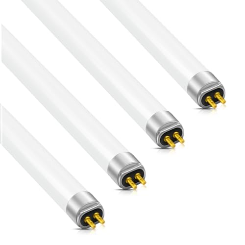 T5 8W Fluorescent Tube Lamps 300mm, CFL Bulbs, G5 2-Pin Base Fittings, T5 High Efficiency Lamps,4 pcs