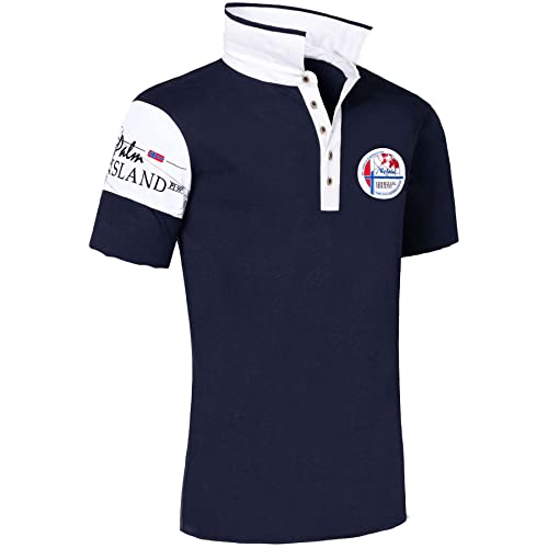 Nebulus Herren Poloshirt PAITAS, Shirt, Sweatshirt, Polo, Navy - S