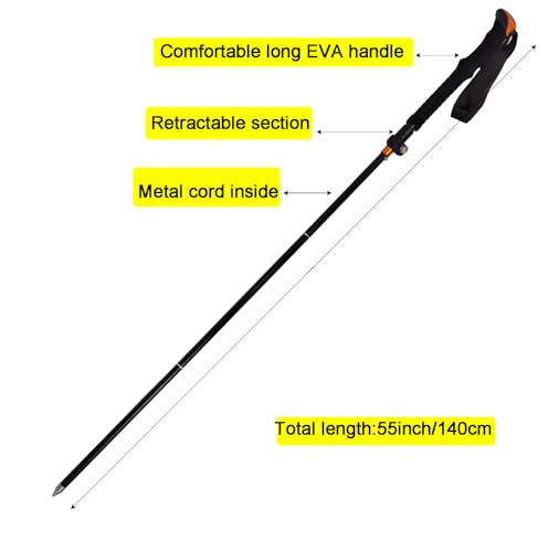 Aventik Wading Staff, 55" Foldable 7075 Aluminum Staff for Fly Fishing by Aventik - Used condition - Image 5