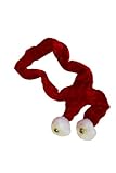 Generic Christmas House Santa's Scarf 46.5 x 3.5 inches - Red, Acrylic & Polyester - Unisex Adults Scarf - Holiday