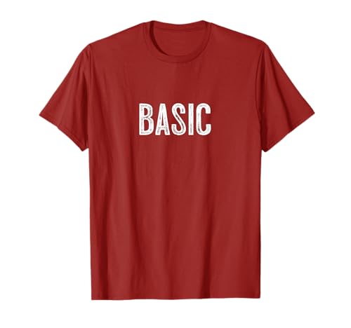Basic Text Minimalist Retro Style Distressed Design T-Shirt