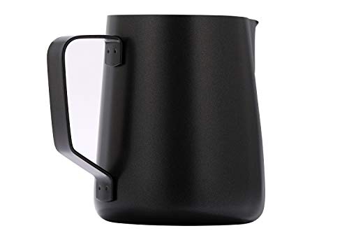 Apexstone 20 Oz Black Espresso Steaming Pitcher, Espresso Milk Frothing Pitcher 20 Oz Black, Coffee Milk Frothing Cup, Coffee Steaming Pitcher 20 Oz/600 Ml #TOP5