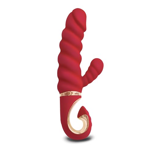 Gvibe Gcandy Mini vibrateur lapin nervuré Rouge Ø3,5x19 cm