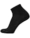 AND1 Mens Quarter Socks - 12 Pack Lightweight Athletic Quarter Length Ankle Socks for Men for Sports, Running (Sizes: 6-12.5), Size 6-12.5, Black