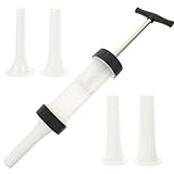 Lurrose Manueller Wurstfüller Haushalts Fleischfüller Aus Kunststoff Mit Aufsatz Handbetriebener Wurstfüller Küchengerät Für Wurstherstellung Haushalt Und Gastronomie