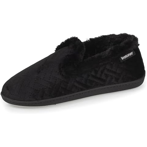Isotoner Chaussons Femme Velours Cover