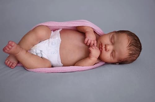 Anano Reborn Baby Bambola realistica in silicone pieno realistica 20 pollici Bambola per bambini di età 3+