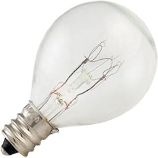 OCS Parts - 25S11/2C 120V, 25W, S11 Shape, E12 Base, Clear Incandescent Candelabra Base