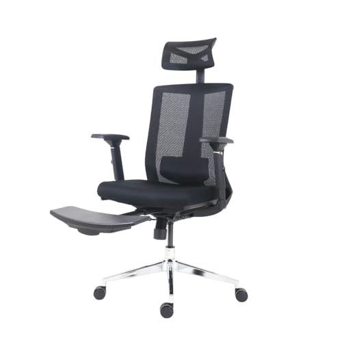 Cadeira de Escritório Presidente Ergonômica Premium Executiva Zen Com Apoio de Pés, Apoio de Cabeça