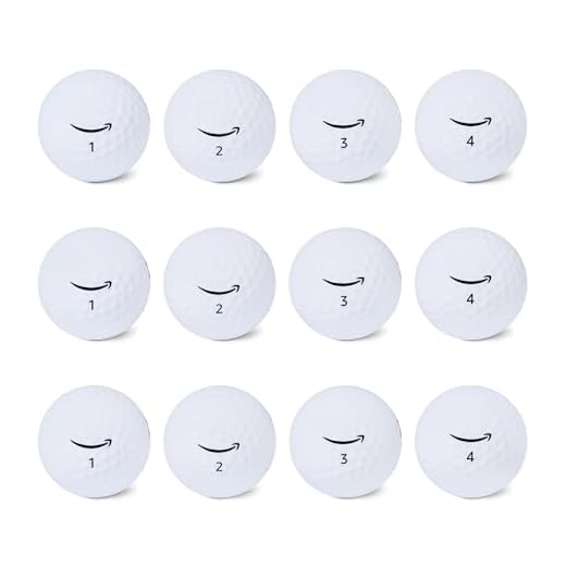 Amazon Basics Core Soft Golf Balls, Low Compression, Side Stamp Alignment, 12-Pack, White