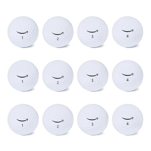 Amazon Basics Core Soft Golf Balls, 12-Pack, White