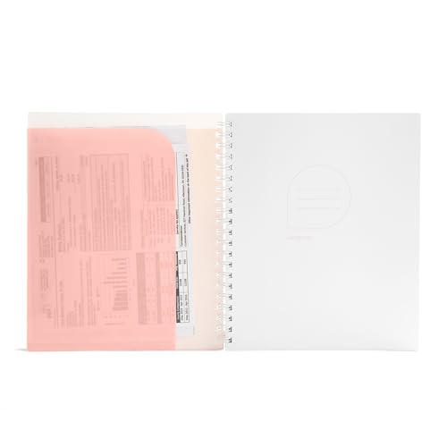 Carnet de poche à spirale 1 sujet blush bloc-notes compact ligné