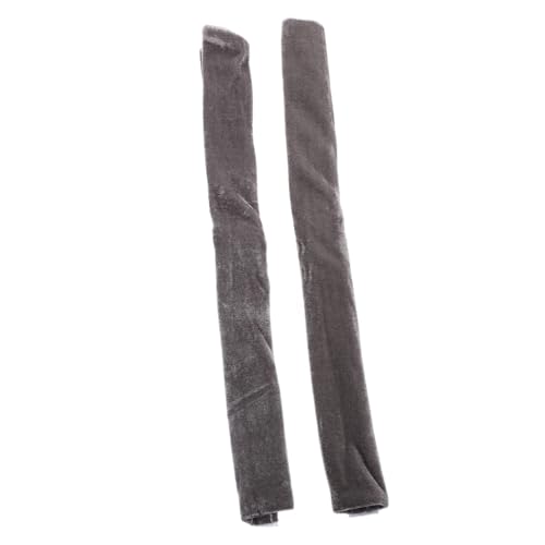 HONITANO Protector para Manijas de Frigorífico Antideslizante Funda Decorativa para Electrodomésticos de Cocina Paquete de Gris Protege Puertas y Asas contra Golpes y Arañazos
