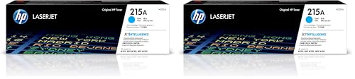Image of HP 215A Cyan Toner Cartridge Printers | Works with Color LaserJet Pro M155,Color LaserJet Pro MFP M182,M183 Series | W2311A,(Pack of 2)