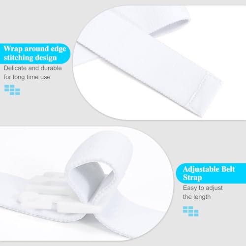 Image of WHIPPY Mens Elastic Stretch Belt Unisex Adventure Web Belt for Women Men with Non-Metal Buckle Adjustable Belts