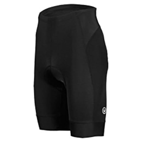 CANARI Men's Arrow Short for Cycling and Fitness with Prince Chamois Pad, Black, Large Cover