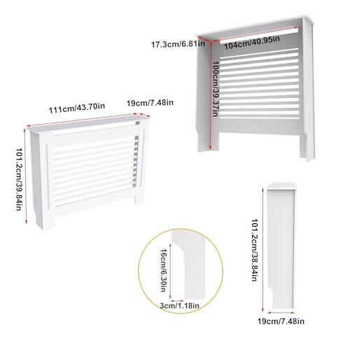 Cubierta de radiador para tapar manchas de humo y renovar chimeneas viejas 3