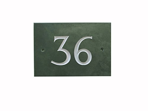 Green Slate House Number (1-99) (No 36) — image 1