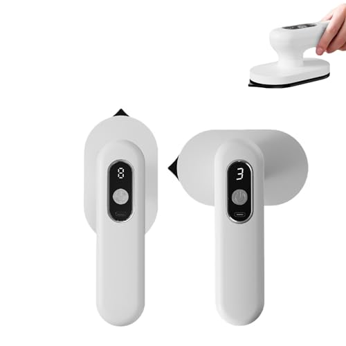 Plyisty Fer à Repasser sans Fil pour Vêtements, Fer de Voyage Portable avec 3 Niveaux de Chaleur – Anti-rides à Chauffage Rapide, Batterie Rechargeable pour la Maison