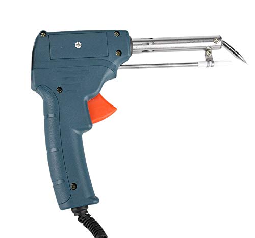 Image of DIY Crafts Portable 220V 60W Automatic Tin Soldering Iron,Welding Tools,Lead-Free Nozzle,Ergonomic Handle - (Blackish Green) (Design # No 1, Pack Automatic Tin Soldering Iron)