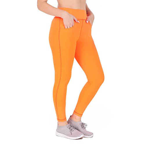 Image of Women High Waist 4-Way Stretchable Ankle Length Jeggings | Soft Lycra Gym Yoga Workout Tights for Women