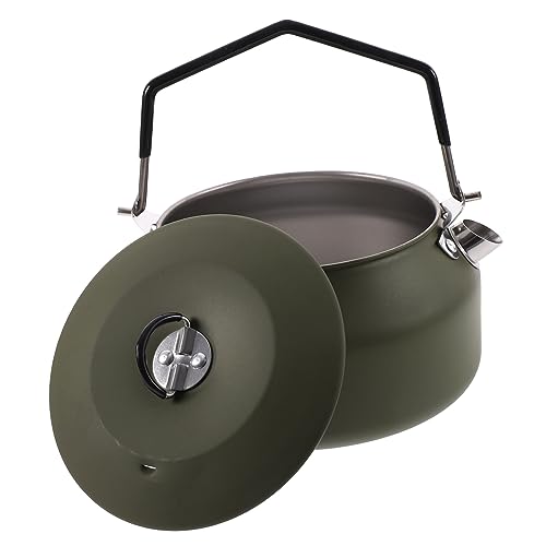 VINTORKY Wear-resistant Outdoor Tea Kettle 304 Stainless Steel Camping Stovetop Kettle for Hot Water