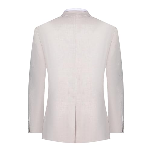 Men's Casual Blazer Two-Button Lightweight Sport Coat Modern Fit Suit Jacket for Summer Wear2