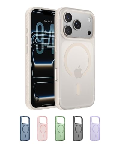 Image of Belkin iPhone 17 Pro Case | Magsafe, Slim, Anti-Yellowing, Anti-Scratch, 4M Drop Protection | 2 Years Warranty | Grip - Sand