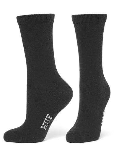 Image of HUE womens Crew Length Boot Socks, 2 Pair Pack